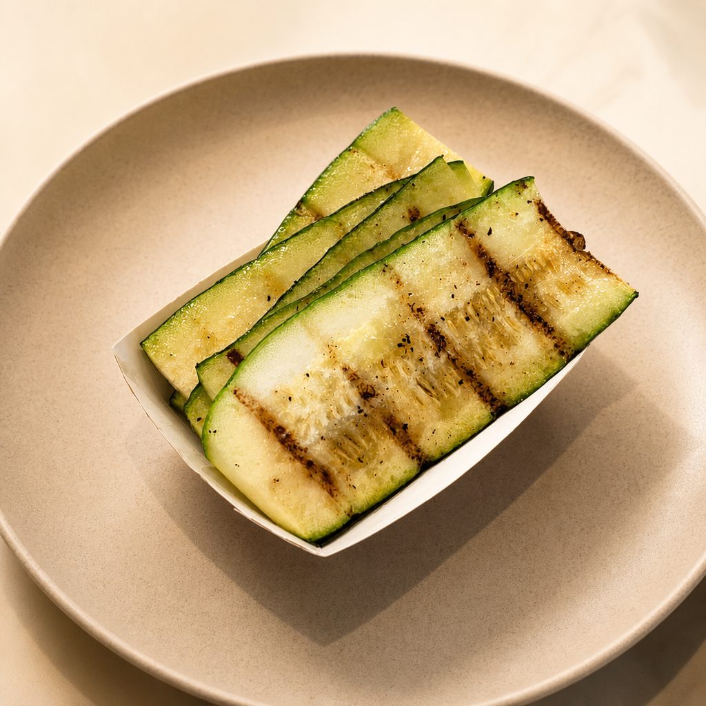 Grilled Zucchini.