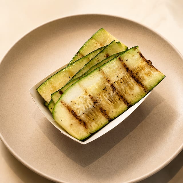 Grilled Zucchini.