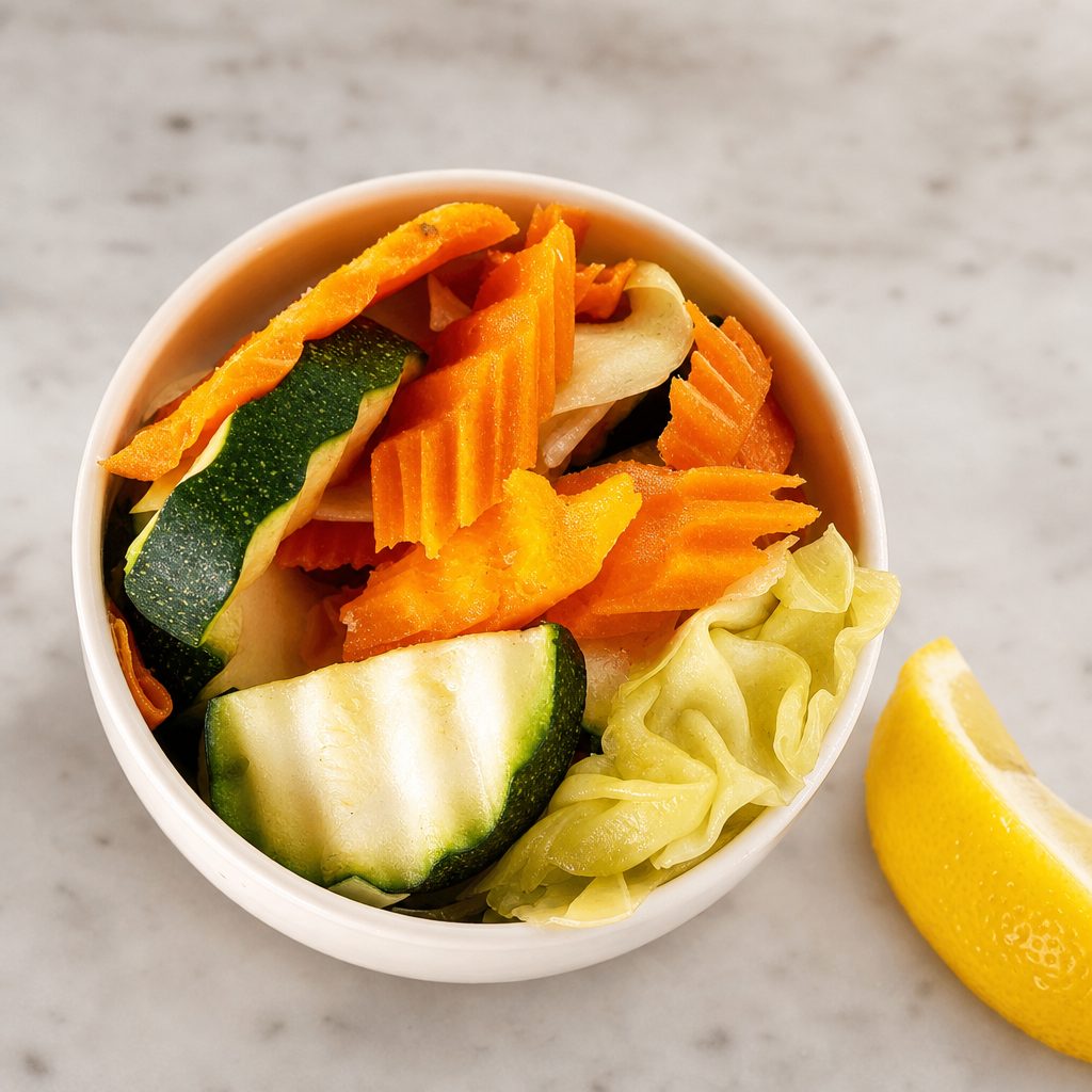 Steamed Veggies.