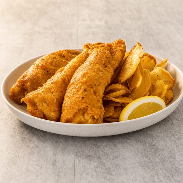 Fish and Chips.