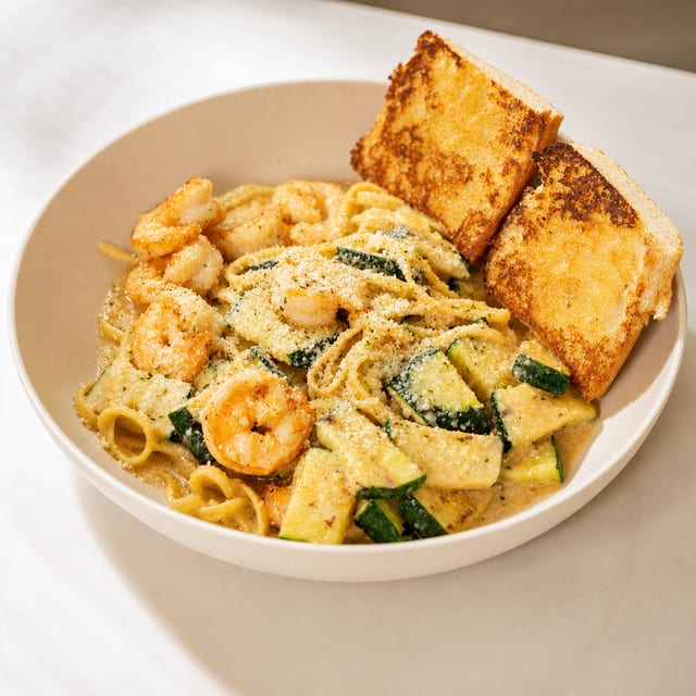 Shrimp & Zucchini Noodles.