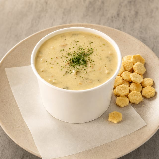 Clam Chowder Cup.