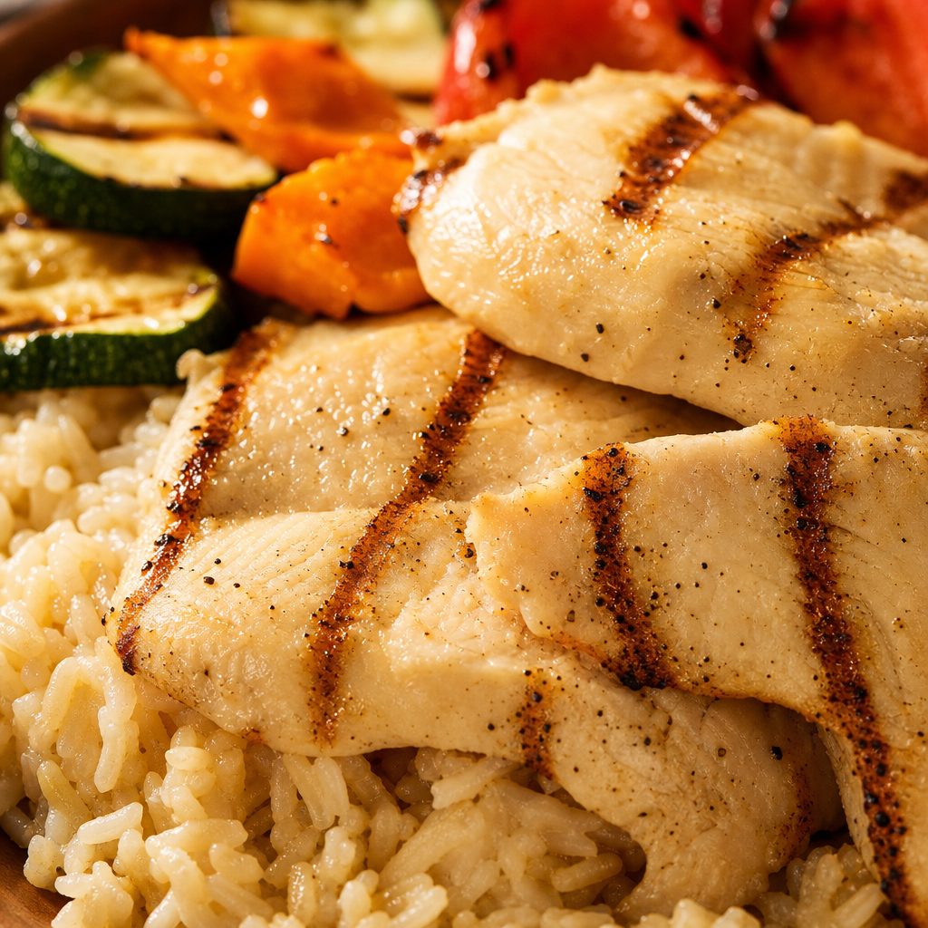 Grilled Rockfish Plate.