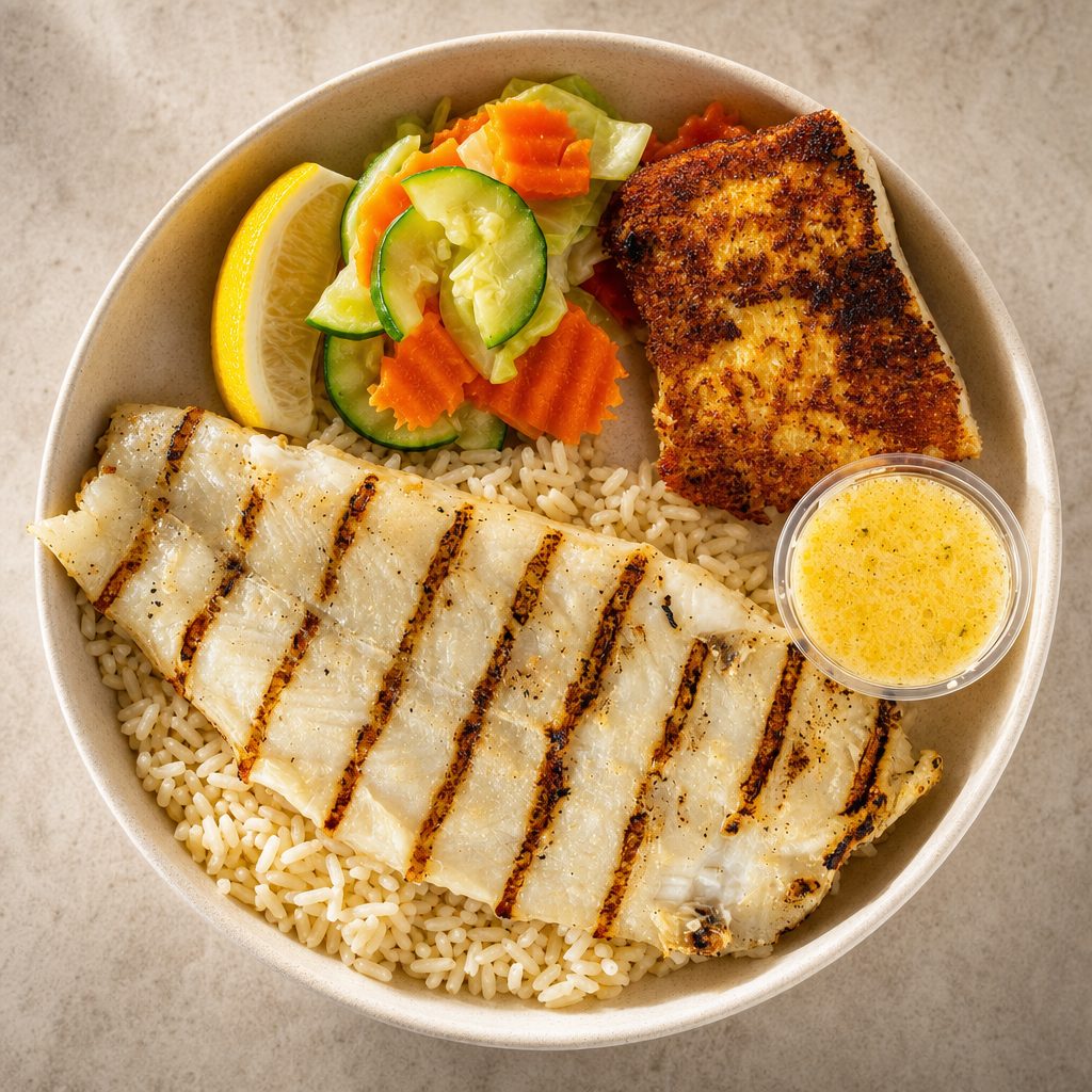 Grilled Swai Plate.
